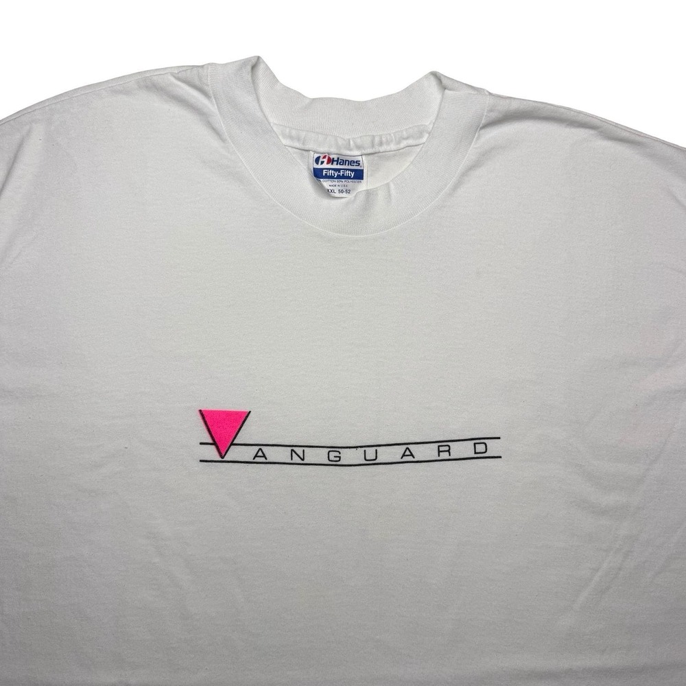 Vintage‎ 80s Vanguard gay LGTB pink triangle shirt XXL